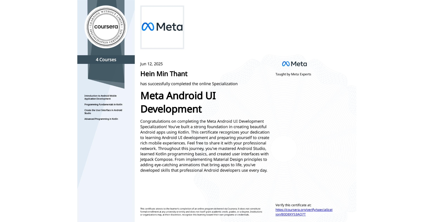 UI/UX Design Certificate